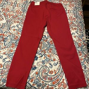 Old navy red pixie pants size 6